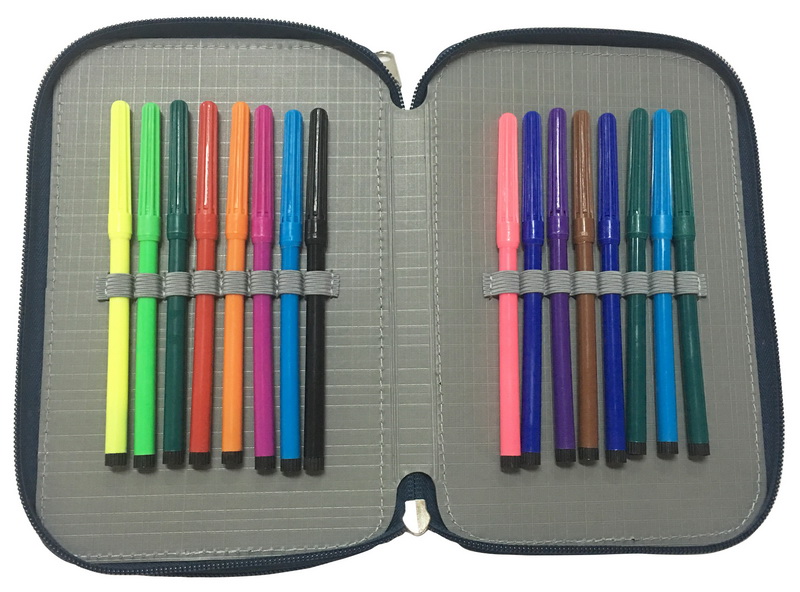 2 ZIPPER PENCIL CASE