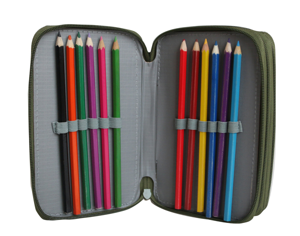 3 ZIPPER PENCIL CASE