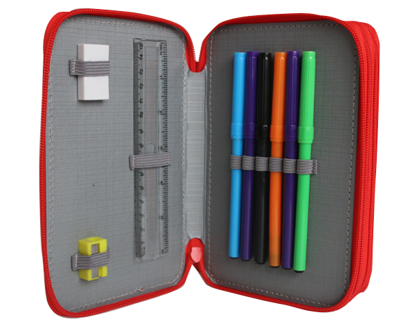 3 ZIPPER PENCIL CASE