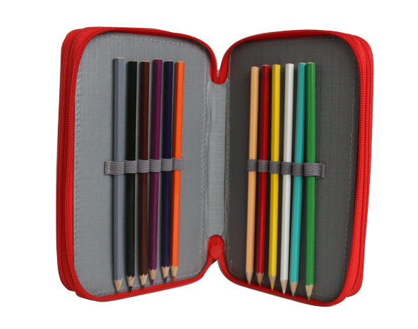 3 ZIPPER PENCIL CASE