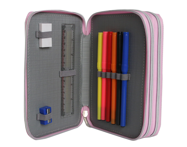 3 ZIPPER PENCIL CASE