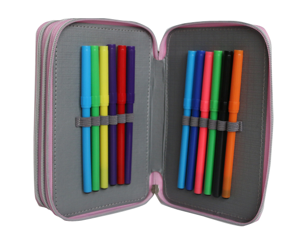 3 ZIPPER PENCIL CASE