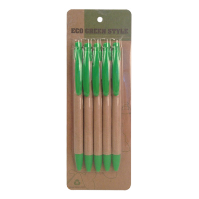 Eco friendly stationery set