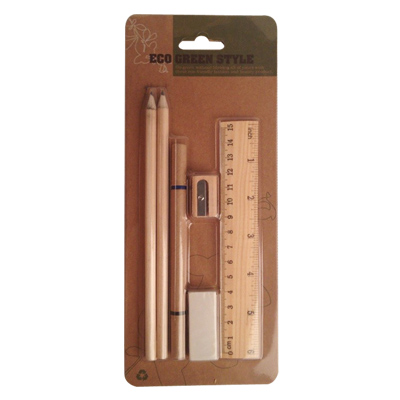 Eco friendly stationery set