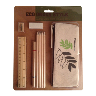 Eco friendly stationery set