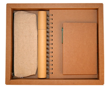 Eco friendly stationery set