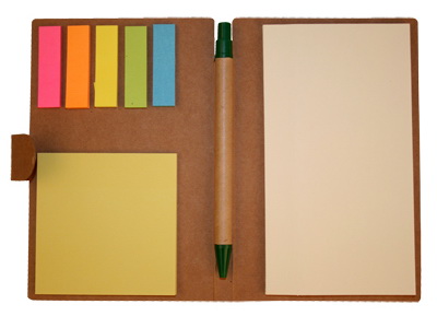 Eco friendly stationery set